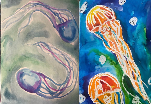 Kids Jellyfish art workshop Morning Workshop 24th June