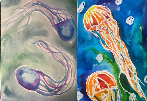 Kids Jellyfish art workshop Morning Workshop 24th June