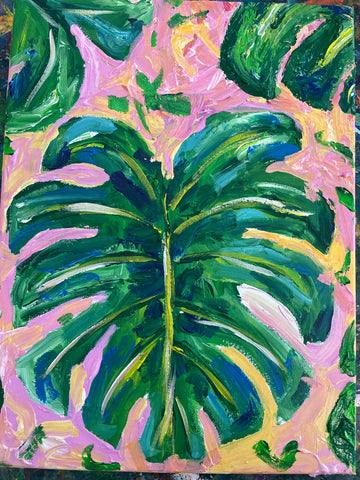 Adults Tropical Leaf Painting Workshop- 8th Feb