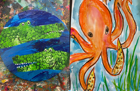 Kids Crocs and Octopus. Workshop - Saturday Morning 15th March