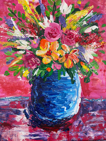 Adults Loose Palette- Knife Flowers-Saturday 1st March