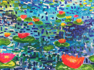 Bright Waterlilies- Kids Saturday workshop on 22nd February